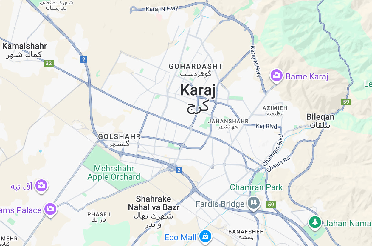 نقشه دکتر صادق پور احمدی